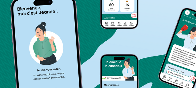 Jeanne, une appli pour arrêter le cannabis